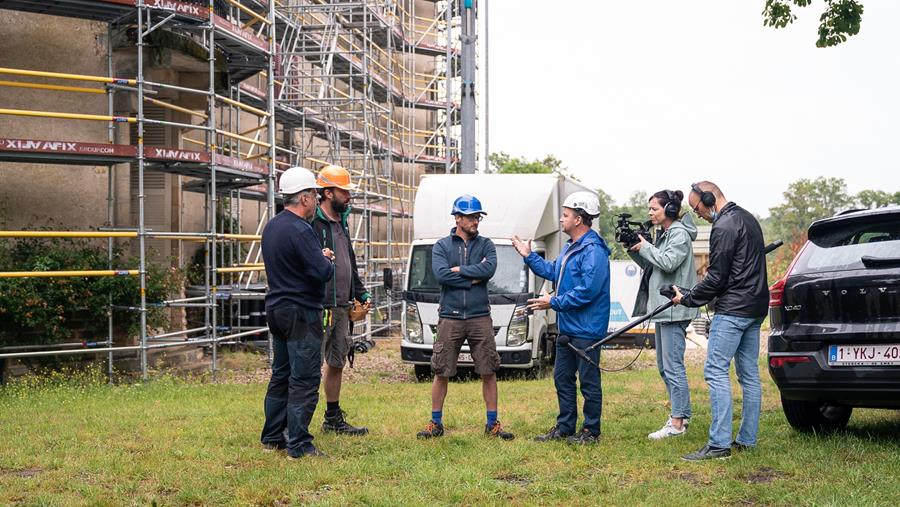 Confederatie Bouw geeft veiligheidstips bij Château Planckaert