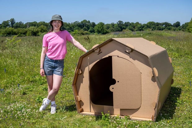 Conseil festivals : campez dans une tente en carton