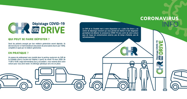 Coronavirus : se faire dépister sans sortir de sa voiture