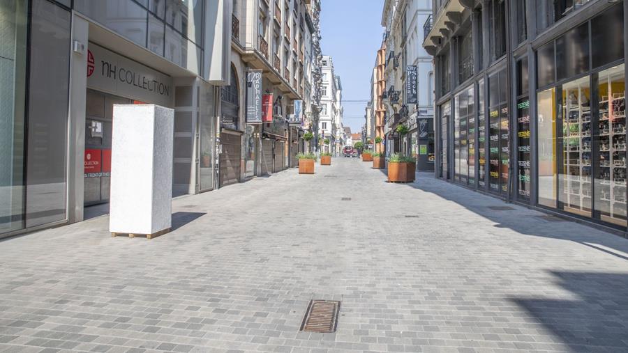 Brusselse Nieuwstraat in nieuw jasje